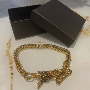 24k gold plated bracelet
